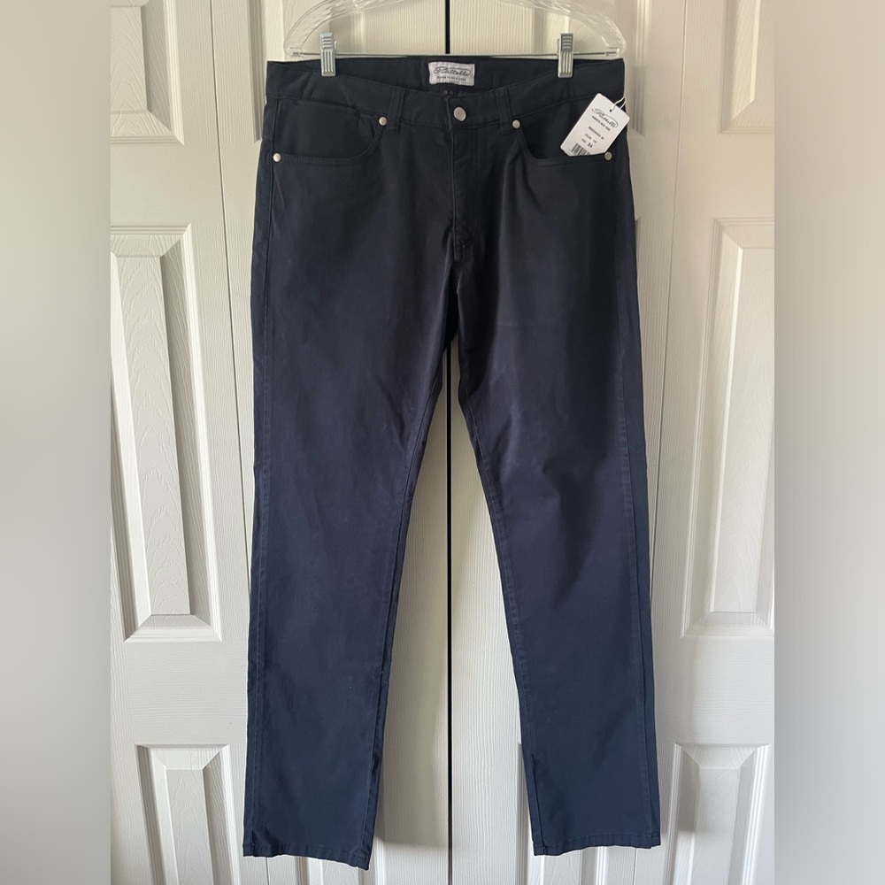 Men’s Piatteli Barney’s New York Navy Blue Khakis Size 34x34
